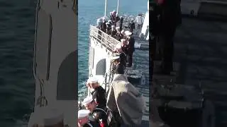 Navy Ship Returns From Deployment