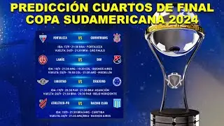 PREDICCIÓN DE LOS CUARTOS DE FINAL DE LA COPA SUDAMERICANA 2024