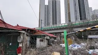 Пешеходная экскурсия по Корее - Ыйджонбу-си Ганын-дон, переулок Пёнхва-ро 691беон-гил, дневной вид