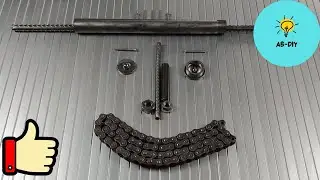 How to make a chain pipe wrench 2 / pipe chain wrench 2