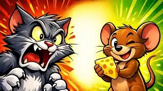 This Cat Never Learns 😹 | Mouse Wins Again 🧀 | Funny Cartoon