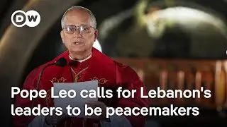 Pope Leo affirms support for two-state solution during trip to Lebanon | DW News