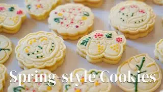 The Easiest & Most Delicious Spring Cookies with Creamy Milk Chocolate Filling 🌸🍫 巧克力夹心春日曲奇