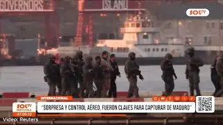 Internacional: Estados Unidos captur&oacute; a Nicol&aacute;s Maduro tras operaci&oacute;n a&eacute;rea sorpresa