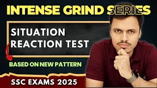 SITUATION REACTION TEST | DECISION MAKING | REASONING NEW PATTERN