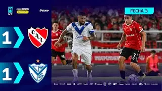 INDEPENDIENTE 1 - 1 V&Eacute;LEZ | Resumen del partido | #TorneoMercadoLibre 2026 🏆