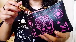 Te maquillo con mi cosmetiquera de viaje ✈️ • ASMR