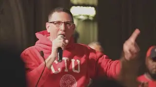 CTU President Jesse Sharkey announces he will not seek re-election