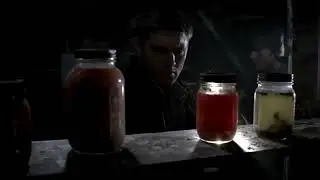 Dean Dares Sam To Take A Sip Of The Unknown Liquid - Supernatural 1x17 Scene