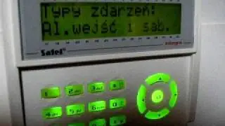 Satel Integra Przegląd zdarzeń