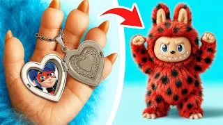 MakeOver vom Ladybug zur riesigen LABUBU Puppe! Wie wird man LabubuBug?!