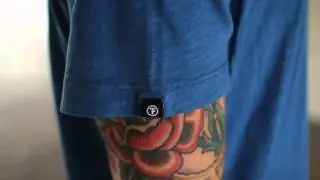 Tankfarm & Co. Slub Crew Blue Basic - Details