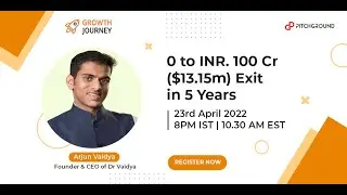 Dr Vaidya's Exit in 5 Years with Arjun Vaidya 0 to $13m (INR. 100 Cr)
