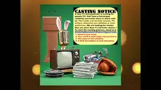 Casting Notice for People 55+