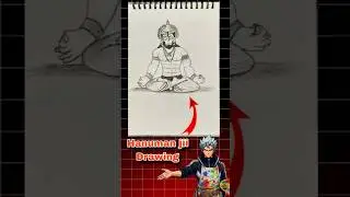 &ldquo;Simple Hanuman Ji Drawing | Viral Art 🔥&rdquo; #HanumanArt