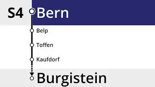 BLS Ansage &bull; S4 &bull; Begr&uuml;ssung Bern &ndash; Burgistein