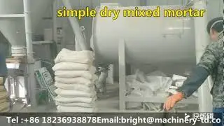 simple dry mixed mortar