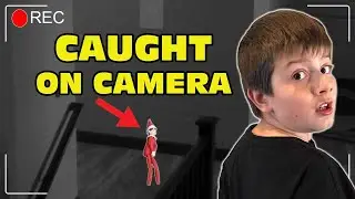 Elf On The Shelf Caught On Security Camera Moving In Our House [Original]