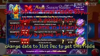8 ball pool Miniclip Magic Season final riddle solution and Master avatar