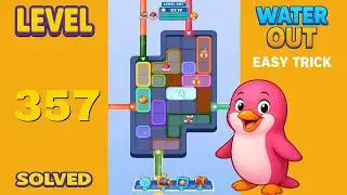 Water Out Puzzle Level 357 &ndash; Easy Solutions