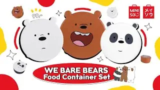 We Bare Bears Food Container Set - MINISO TH