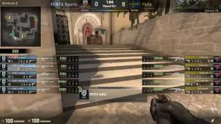 PENTA loWel vs PENTA vs FaZe | mirage - ESL Pro League Season 4 - Europe
