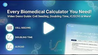 Stop Doing Lab Math Manually! 🛑 | Cell Seeding, IC50 & Doubling Time Calculator (Free Tool)