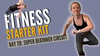 DAY #21 FITNESS STARTER KIT CHALLENGE SUPER BEGINNER CIRCUIT | #fitover40 #beginnerfitnesscircuit