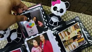 Panda theme explosion box || birthday gift
