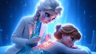 🩺❄️ Elsa Turns Doctor to Save Anna &mdash; Stitching Her Wounds with Care and Courage! 💔👩&zwj;⚕️