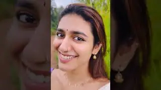 Beautiful Priya Warrier 🩵 #priyawarrier #actress #beautiful #balconyticket