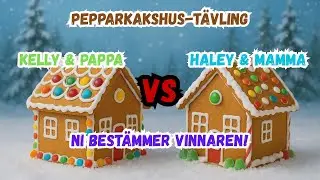 DU avgör vinnaren! Vår mysiga pepparkakshus-tävling i familjen 🎄🧡