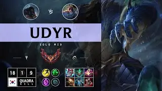 Udyr Mid vs Yasuo - KR Grandmaster Patch 14.13