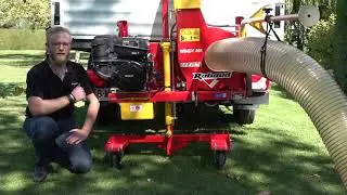 RABAUD : Présentation de l'aspirateur de feuilles sur ridelle : WINDY 491 RE