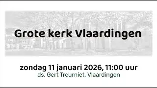 Ochtenddienst 11 januari ds. Gert Treurniet
