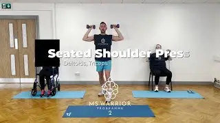 Exercises for MS - Dom Thorpe&rsquo;s MS Warrior Programme 2 - Seated Shoulder Press taster video