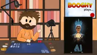 Booghy plays... AI:100%Human(2p, Rules, Playthrough, Review)