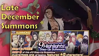 ONE LAST SUMMON BEFORE EOY!! 9th Anniversary Highlights Step-up Summons❄️⭐️ | Bleach Brave Souls