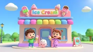 Ice Cream Learn Colors Song | Fun Color Learning for Kids | Nursery Rhymes & Toddler Songs