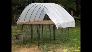 Portable Easy Hoop House with DIY wiggle wire