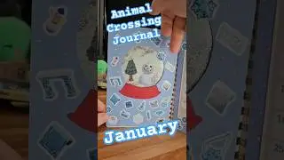 Январь в моем дневнике по Animal Crossing #animalcrossing #acnh #nintendo #Journal #scrapbook #co...