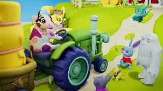 Mirabelle The Cow from Scribble Scrubbies Pets voiced by Genevieve Baer, Voice Actor  #animationVO