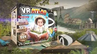 VR Atlas Kids World Travel Activity Set - Toy of the year Winner by Abacus Brands Best Top Kids Toys
