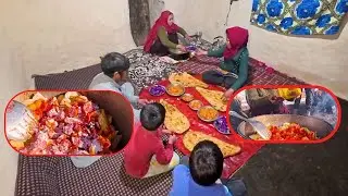 Warm Family Meal in a Simple Room | Nomad Life in Rural Nepal