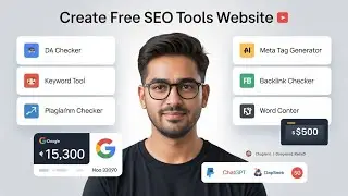 Make a SEO Tools Website Using Deep Seek & ChatGPT AI | Step-by-Step Tutorial!