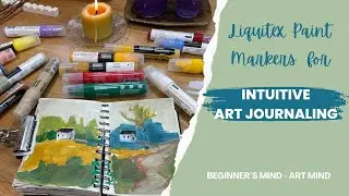 Loose Intuitive Art Journaling with Mixed Media.