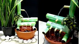 Make a beautiful table top Fountain easy
