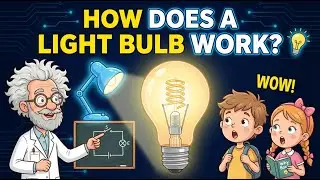 MAGIC STUDY: How Does a Light Bulb Work? 💡 | Fun Electricity Science for Kids | Smart Learning TV
