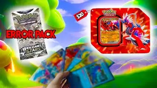 This $20 Pokemon Tin Had an ERROR Pack Inside!
