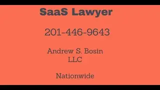 Software as a Service (SaaS) Lawyer | Specializing in SaaS Agreements | Andrew S. Bosin LLC